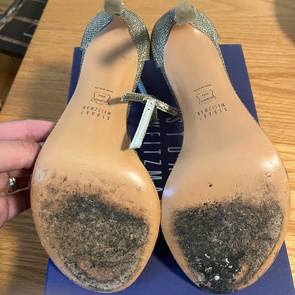 Stuart Weitzman Nudist Heel Authentic - Picture 3 of 9